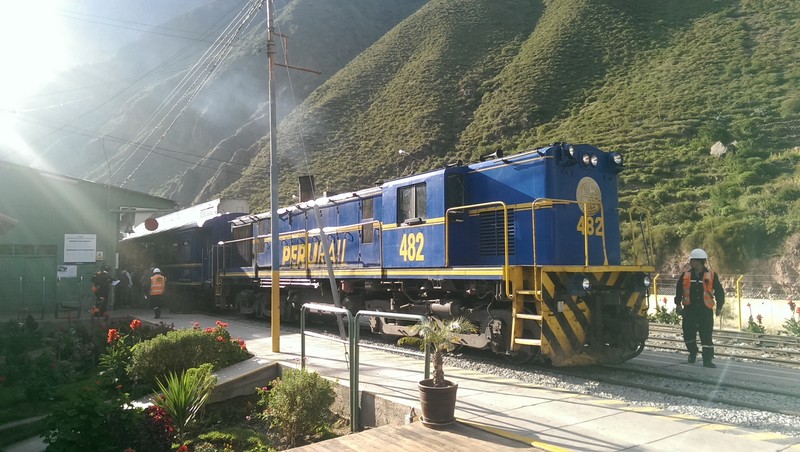 Our early morning Peru Rail departure