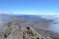 The partial view from Mt Tongariro 