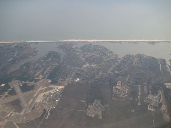 View of JFK from the air