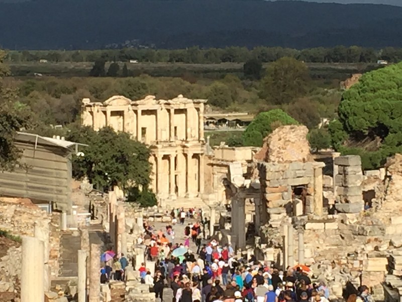 View of the library in Ephesus.