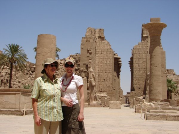 Standing in the Great Court of Karnak