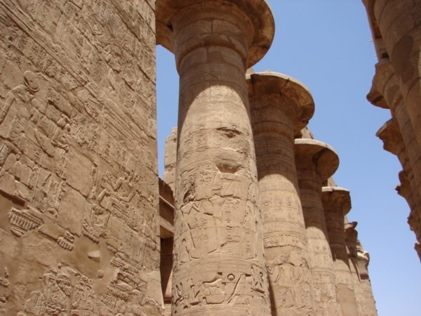 Pillars of the great Hypostyle Hall