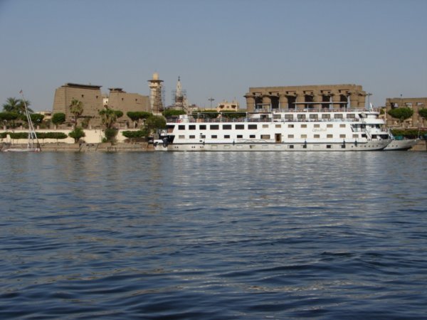 View of Luxor Temple form the Nile