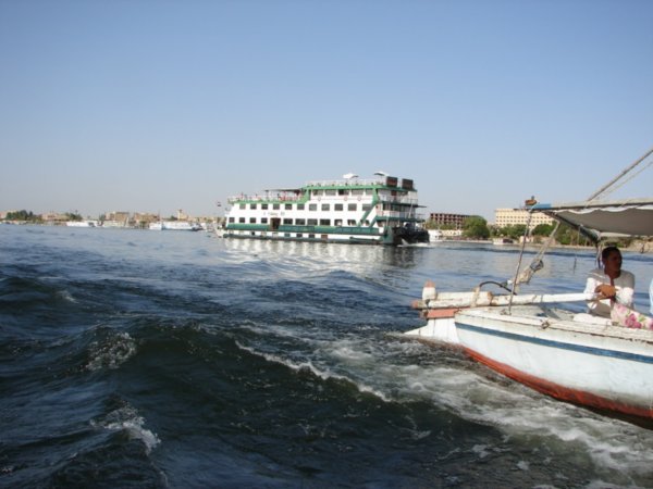 Ferry and Falluca on the Nile