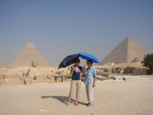 At the Pyramids