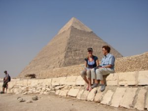Pyramid of Khafre in the back