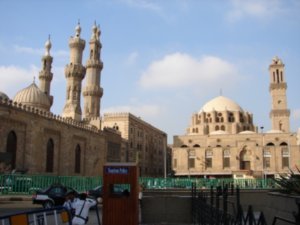 Mosques at the Khan el-Khalili Bazaar