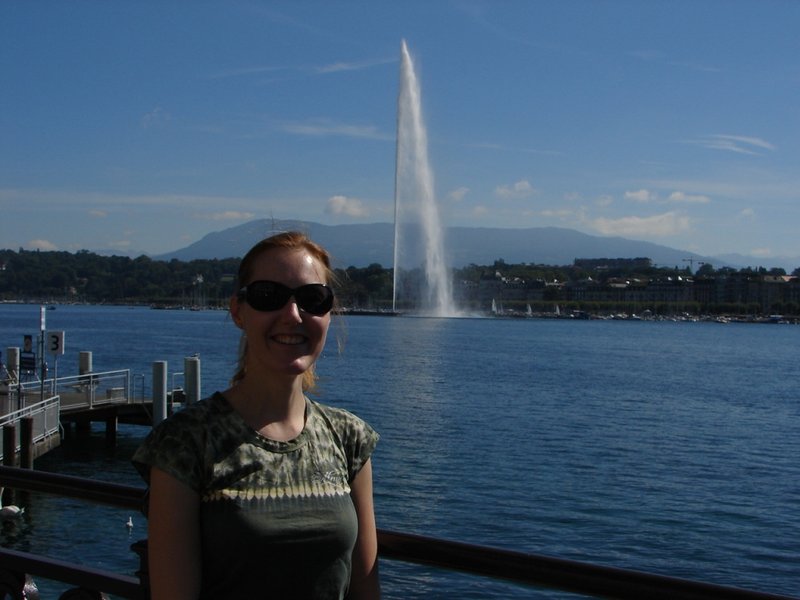 Geneva (7) Me with Jet d'eau