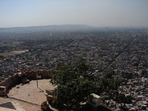 India 2010 (383) View of Jaipur from Nahargarh Fort