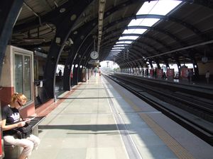 Metro station in Delhi