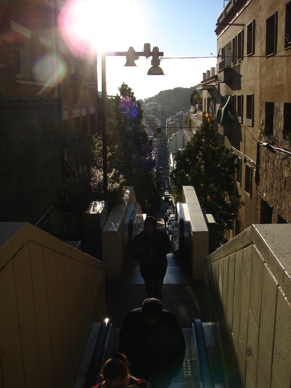 Barcelona 1 (023) View while going up to Parc Guell