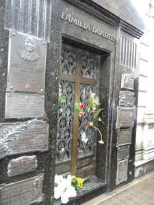 Eva Paron's grave