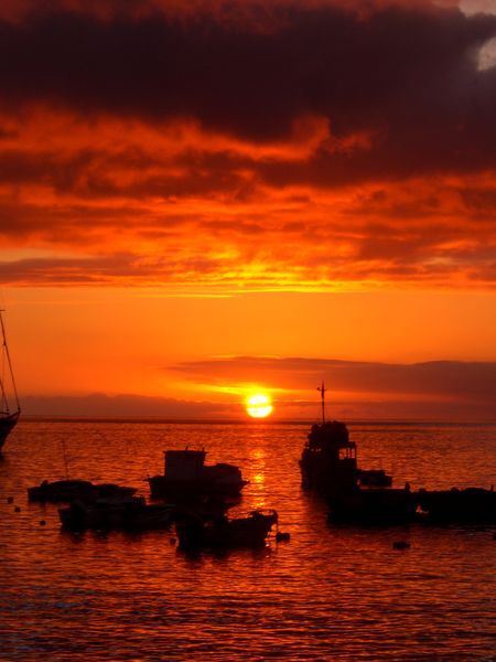 Sonnenuntergang auf Galapagos
