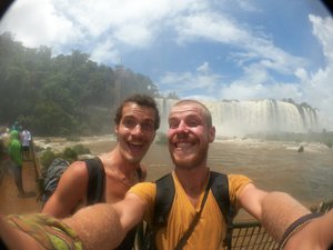 Louca & Sven a Iguazu 