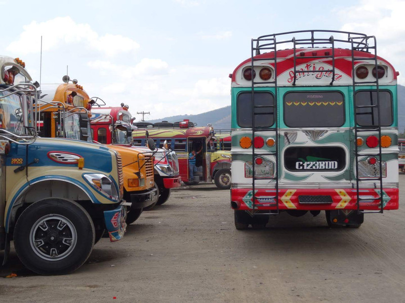 Guatemalan chicken buses