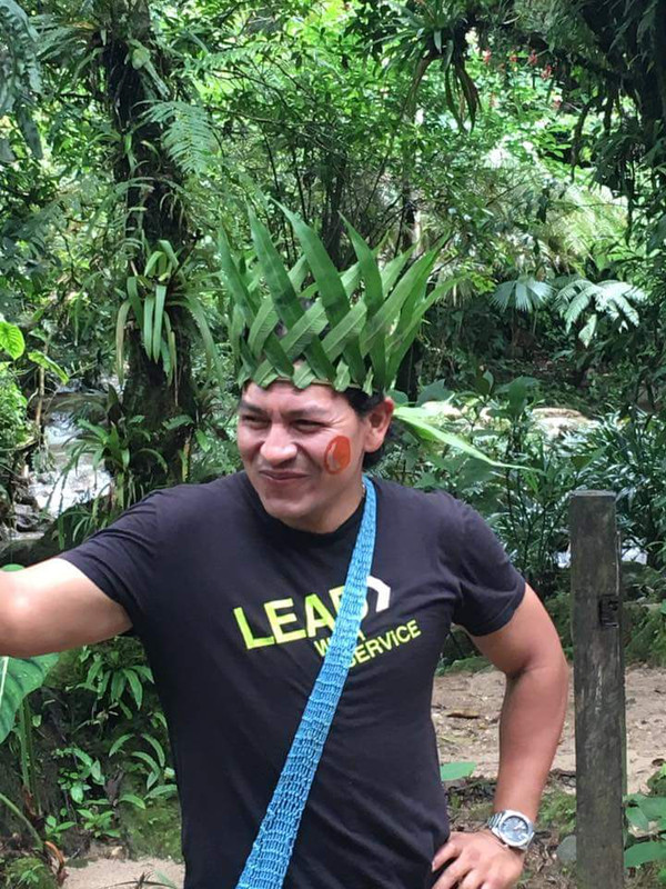 Henry, our Ecuador CEO, in the Amazon rainforest