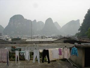My room view in Yangshuo...