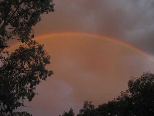 rainbow over warranbungle