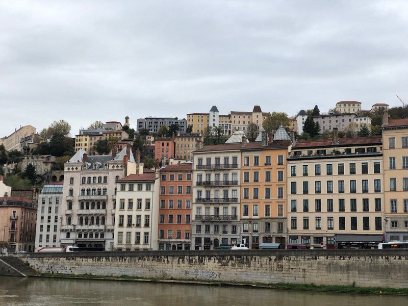 On the banks of the Saone
