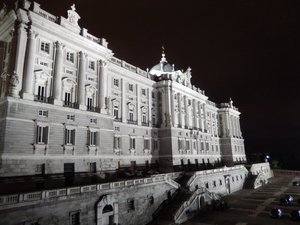 Palacio Real at night