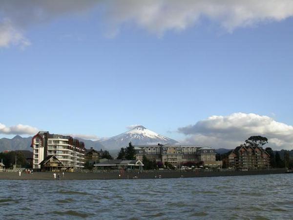 Pucon from the boat