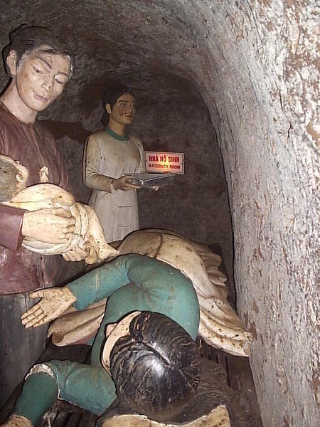 maternity room, vietcong tunnels
