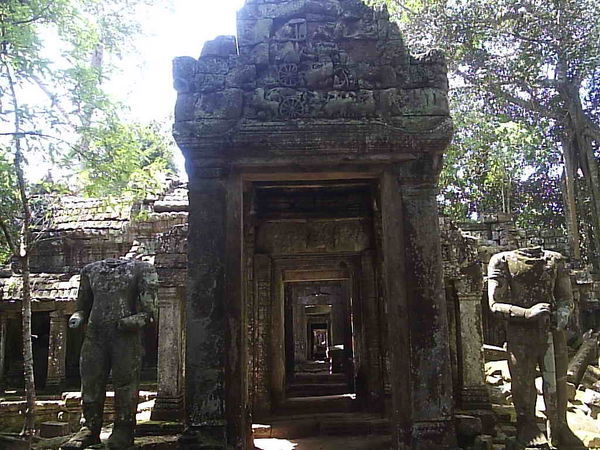 a doorway in the first temple 
