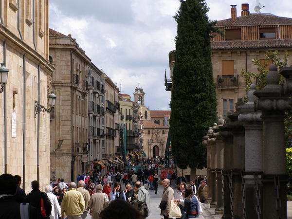 Street scene, Old City of Salamanca
