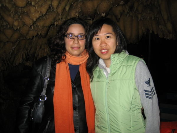 Christina and me in the caves