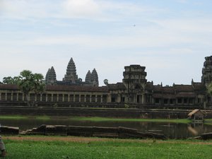 leaving Angkor Wat