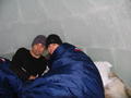 Snug as two eskimos in an igloo