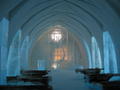 The icecathedral where the smell of reindeer skin was almost unbearable