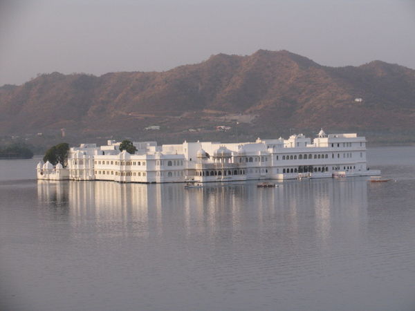The 'floating' Lake Palace Hotel