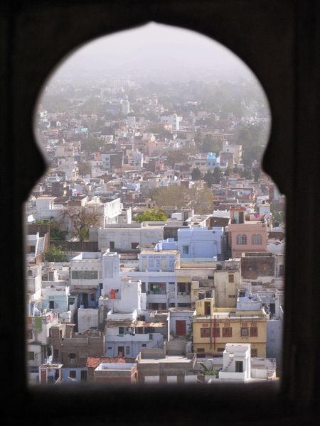 View over Udaipur from the City Palace