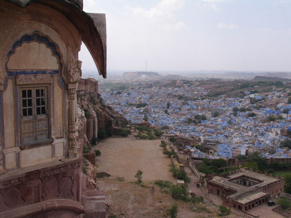 Jodpur from the Meherangarh Fort - obvious really why they call it the blue city