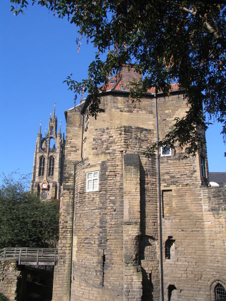 The castle in Newcastle
