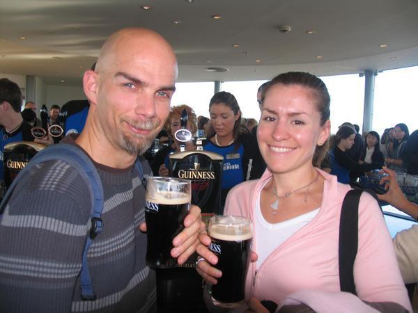 My first Guinness - cheers Michael