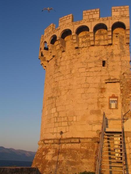 The Korcula turret which holds a hidden cocktail bar