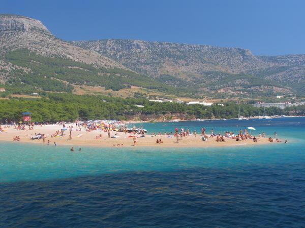 Croatia's most famous beach Zlatni Rat