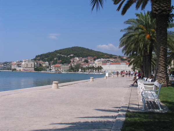 Split Harbour - our first impression of Croatia