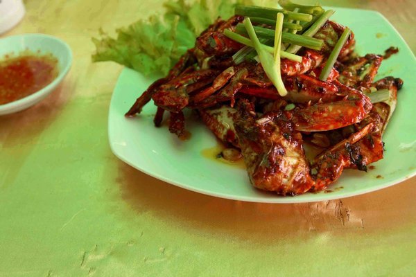 The most delicious crab in Asia, served with local grown pepper