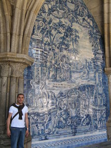 tiled wall at the cathedral