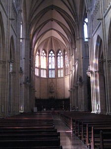 San Sebastian: Inside Catedral del Buen Pastor 
