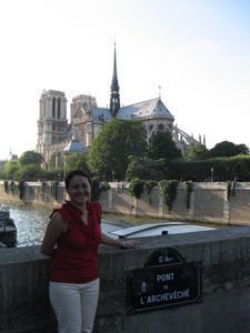 Rear view of Notre Dame