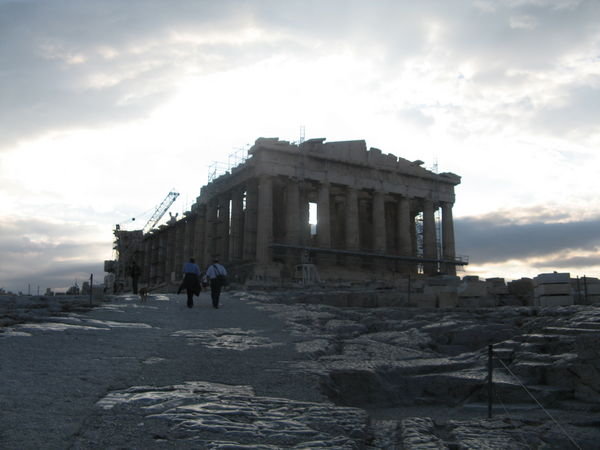 The first view of the Parthenon