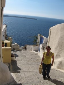 Typical lane in Oia