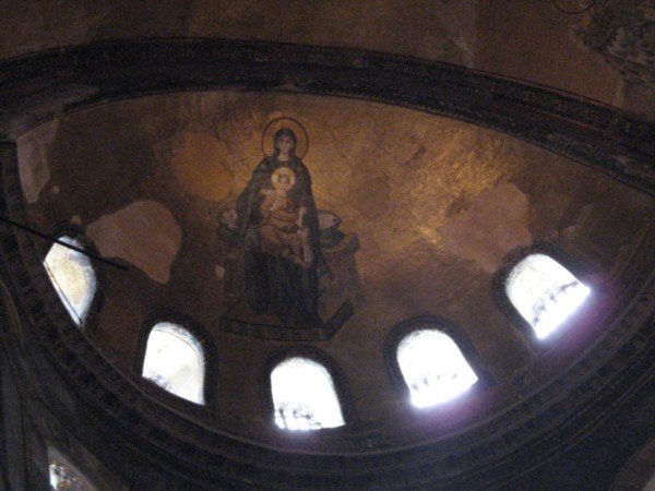 Aya Sofia interior Mosaics