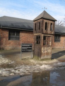 Auschwitz - roll call tower