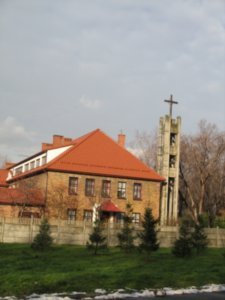 church outside Auschwitz camp