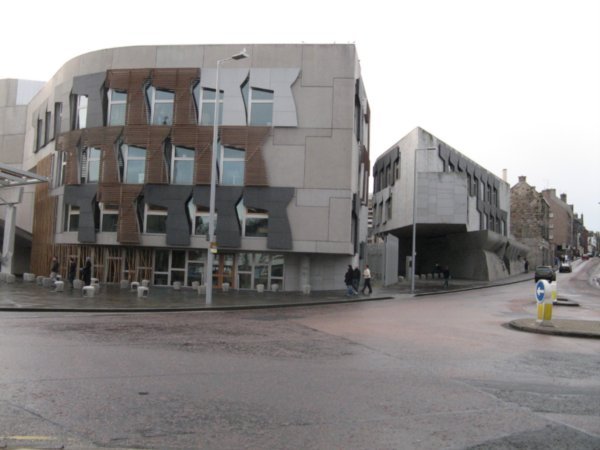 Scottish parliament and Royal Mile